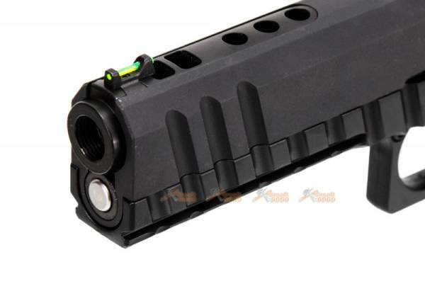 AW Custom HX2033 Hi-CAPA Gas Blowback Airsoft Pistol (Semi, Full-Auto Capable) - Black - Image 7