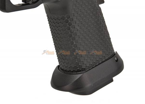AW Custom HX2033 Hi-CAPA Gas Blowback Airsoft Pistol (Semi, Full-Auto Capable) - Black - Image 4