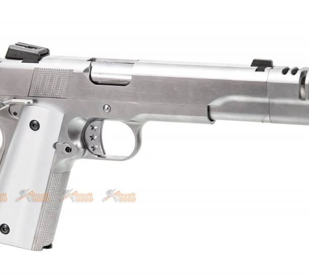 AW Custom NE31 Series 1911 GBB w/ Muzzle Compensator (Color: Silver)