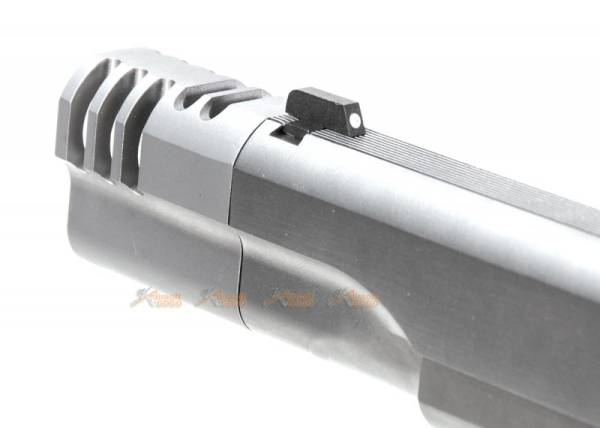 AW Custom NE31 Series 1911 GBB w/ Muzzle Compensator (Color: Silver) - Image 5