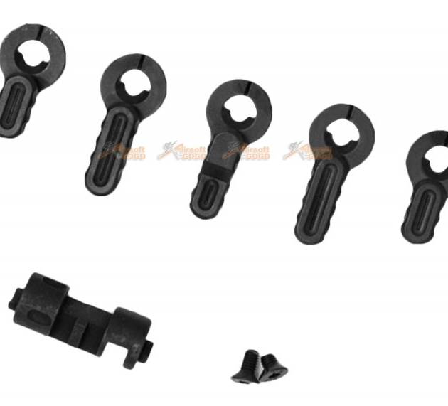 PTS BAD-ASS Ambidextrous Safety Selector for KWA/ KSC LM4 GBBR - Black