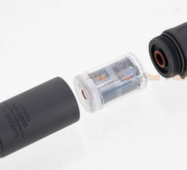 5KU 14mm CCW Spitfire Tracer Blast Diffuser With 4P Flash Hider -Black
