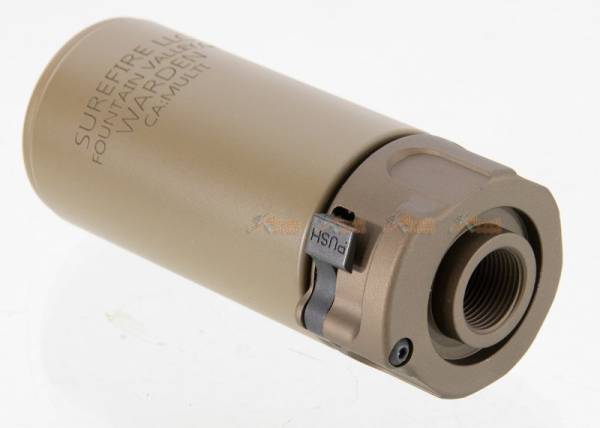 5KU 14mm CCW Spitfire Tracer Blast Diffuser With 4P Flash Hider - Tan - Image 3