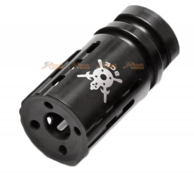 PTS Battle Comp 2.0 SCV Black Oxide Airsoft Flash Hider 14mm CW -Black