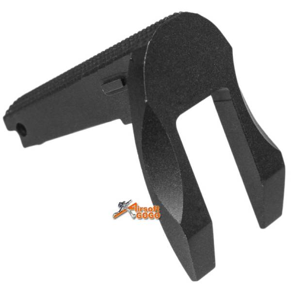 BELL CNC Aluminum Housing Magwell for Marui 1911 / Army R27 R28 R29 GBB (Black) A Type - Image 2
