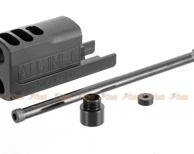 BELL M9 Aluminium SOCOM Compensator Kit for KSC / Bell / WE M9 Series GBB (Black)