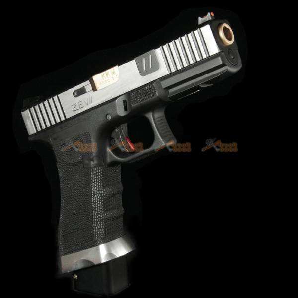 BELL 1/1 scale high performance assembled G17 Airsoft GBB - NO.749L (Silver) - Image 6