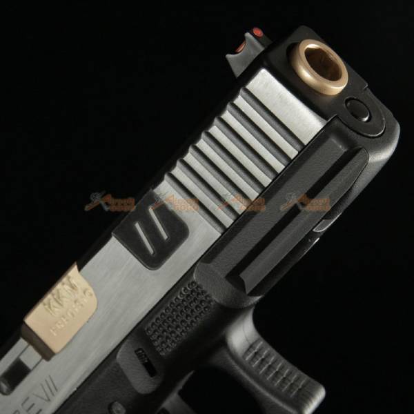 BELL 1/1 scale high performance assembled G17 Airsoft GBB - NO.749L (Silver) - Image 4