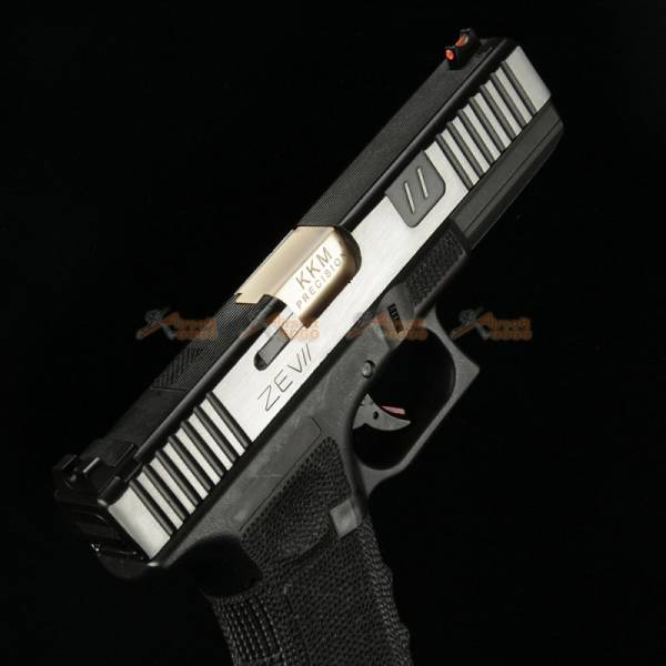 BELL 1/1 scale high performance assembled G17 Airsoft GBB - NO.749L (Silver) - Image 7
