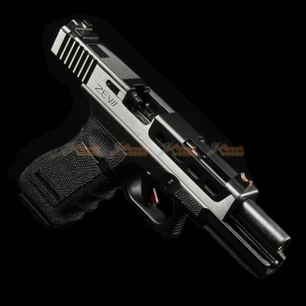 BELL 1/1 scale high performance assembled G17 Airsoft GBB - NO.750L (Silver) - Image 2