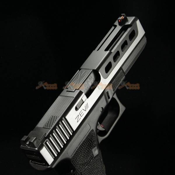 BELL 1/1 scale high performance assembled G17 Airsoft GBB - NO.750L (Silver) - Image 4