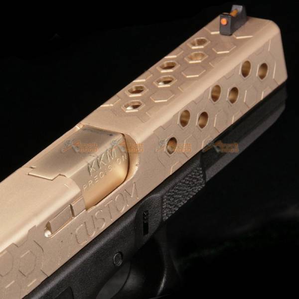 BELL 1/1 scale high performance assembled G17 Airsoft GBB - NO.759 (DE / BK) - Image 8