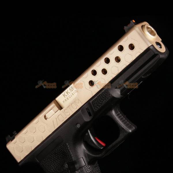 BELL 1/1 scale high performance assembled G17 Airsoft GBB - NO.759 (DE / BK) - Image 7