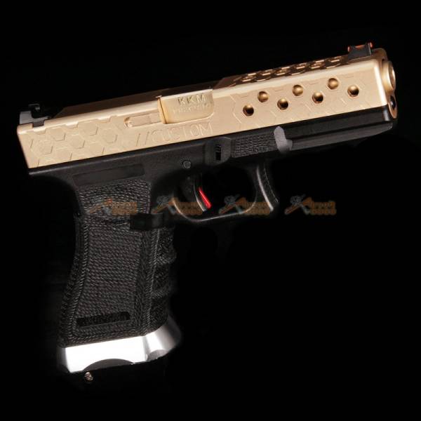 BELL 1/1 scale high performance assembled G17 Airsoft GBB - NO.759 (DE / BK) - Image 4