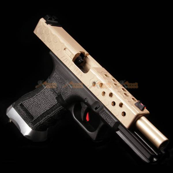 BELL 1/1 scale high performance assembled G17 Airsoft GBB - NO.759 (DE / BK) - Image 3