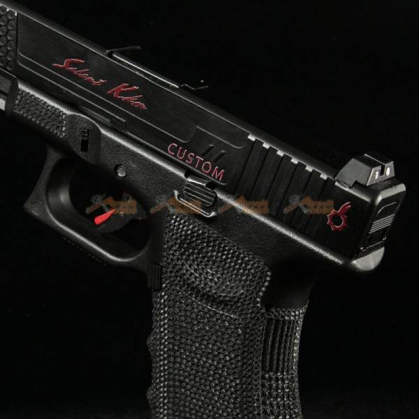 BELL 1/1 scale high performance assembled G17 Airsoft GBB - NO.760 (Black) - Image 6