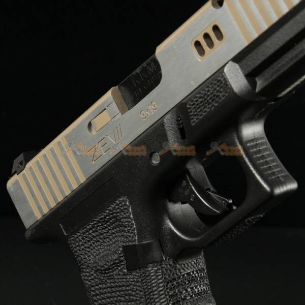BELL 1/1 scale high performance assembled G17 Airsoft GBB - NO.758L (DE / Black) - Image 6