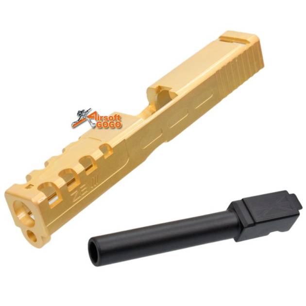 BELL Custom Slide S Type for Marui G17 GBB (Gold & Black Barrel)