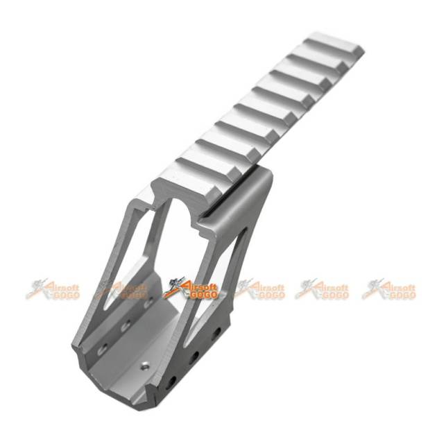Building Fire Low Scope Mount Base for Hi-Capa 5.1 (Silver)
