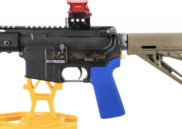 BJ Tactical B5 Type 23 AR M4 Grip for Marui MWS GBB (Blue) - Image 6