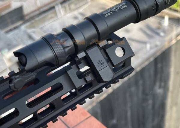 BJ Tactical Side Scount Mount Picatinny for M300 and M600 20mm standard Picatinny rail -Black - Image 3