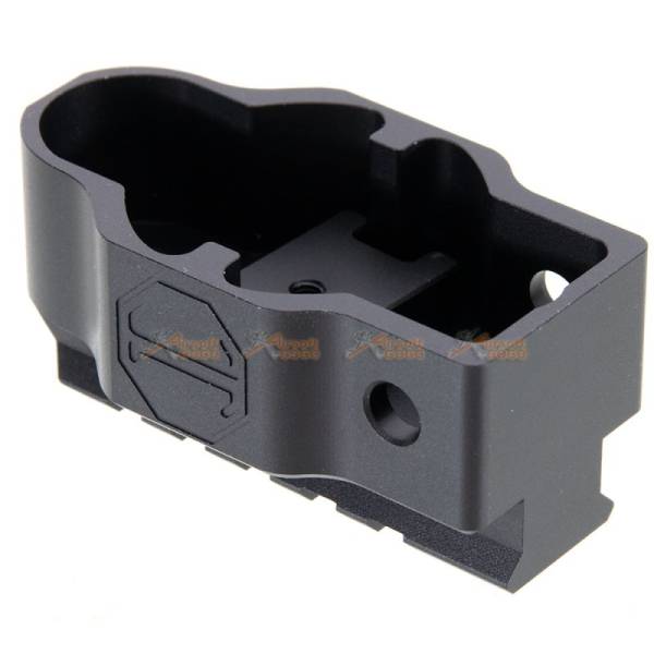 Bow Master x GMF Picatinny Rail M1913 20mm Stock Adapter for UMAREX / VFC MP5A5 GBB & Marui MP5A5 Next Gen AEG ( Type B ) -Black - Image 2