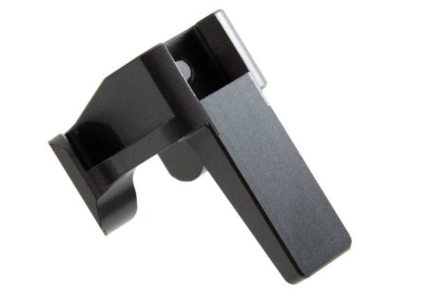 Bow Master Extended Mag Release for VFC MP5 & G3 GBB / Tokyo Marui MP5A5 Next Gen AEG (Aluminum, Black) - Image 3