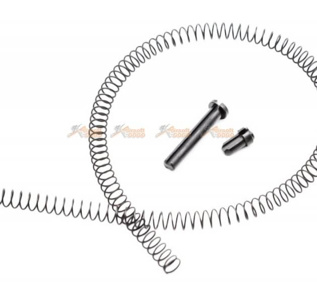 Bow Master 130% Recoil Spring Set for Marui AKM GBBR -Black