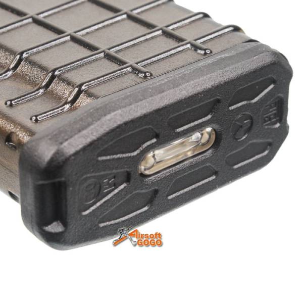 Beta Project MAGPUL PTS PMAG 140rd Mid-Cap Magazine for AK Series AEG (Black) - Image 2