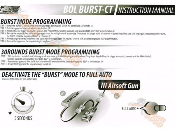 BOL (Avocado) Burst Programmable MOSFET Device for AEG, ERG, EBB (1~12rd/30rd, T-Plug) - Image 3