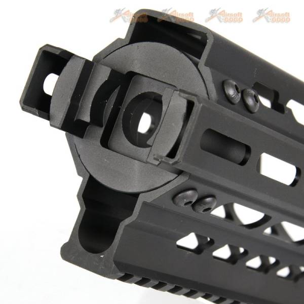Battleaxe CNC Aluminum P90 RAS Handguard (Keymod+M-LOK) (Black) - Image 4