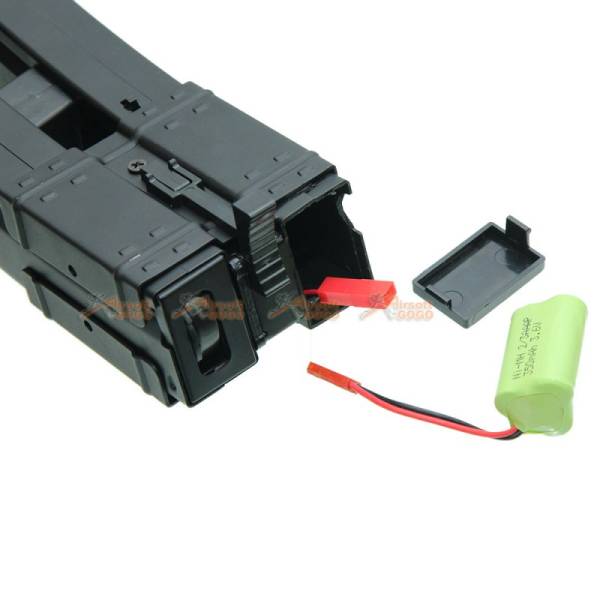 Battleaxe Electric Drum 650RD MP5 Airsoft AEG Auto-Winding Magazine - Image 6