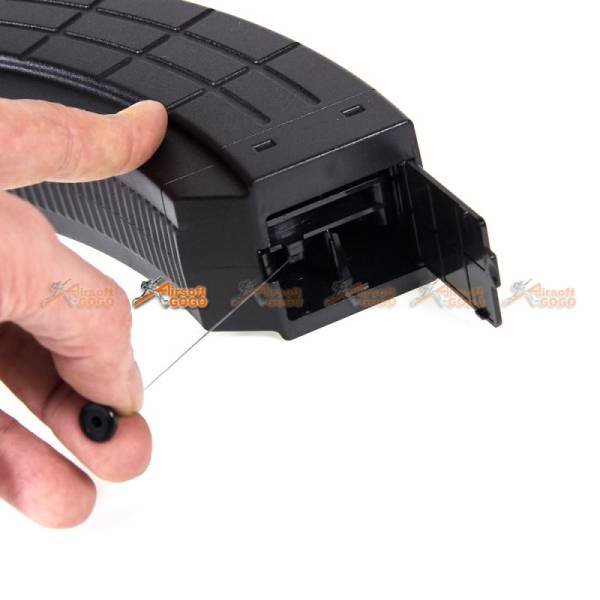 Battle Axe 1000rds Flash Magazine for Marui Std. AK Series AEG (Black) - Image 4