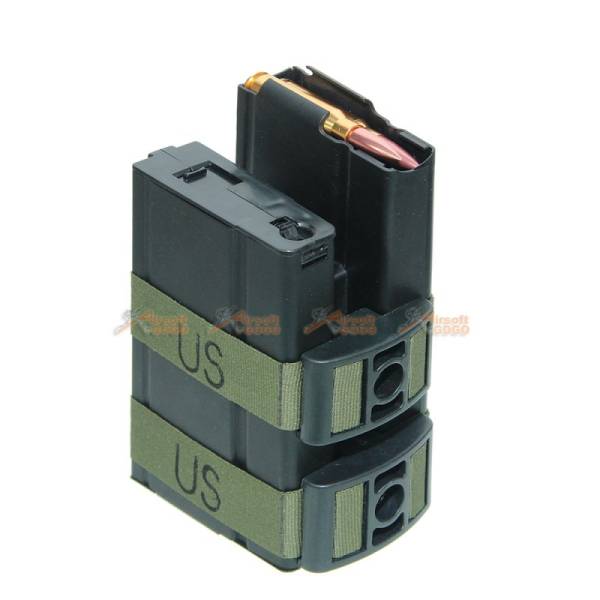 900rd  Electric Drum Auto-Wind Dual Magazine for M14 AEG