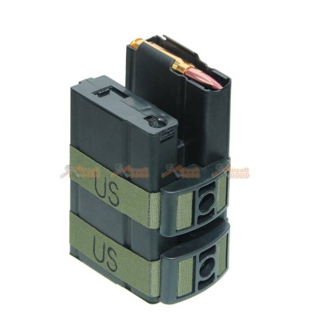 900rd  Electric Drum Auto-Wind Dual Magazine for M14 AEG
