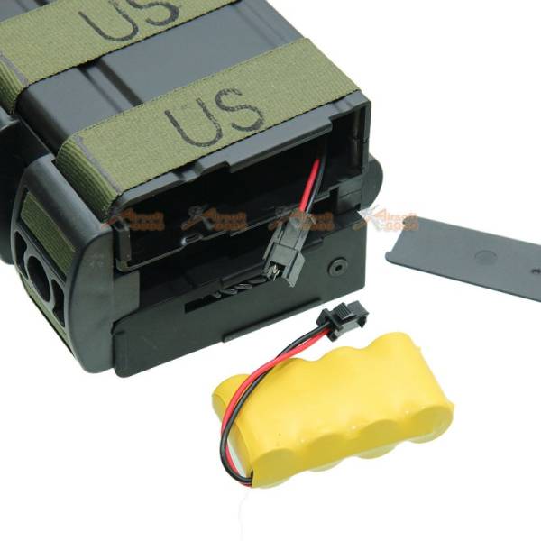 900rd  Electric Drum Auto-Wind Dual Magazine for M14 AEG - Image 6