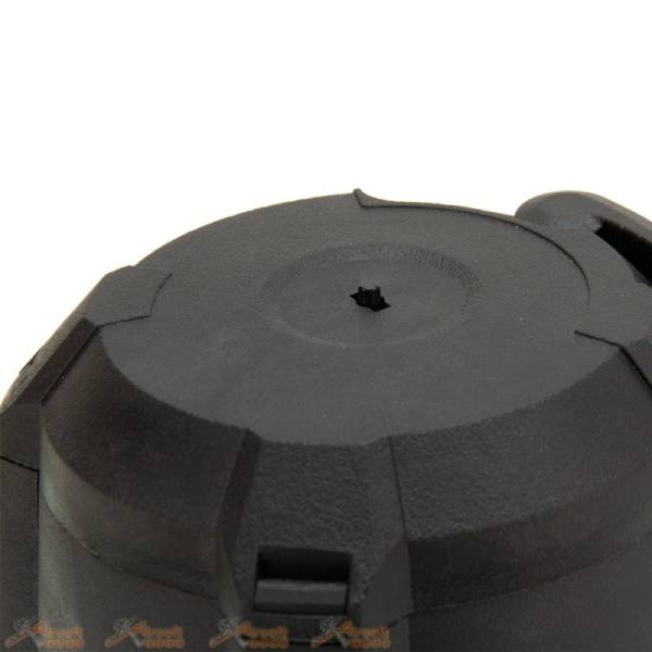 1000 Rounds Electric Drum Magazine for AK Airsoft AEG (Black) - Image 3