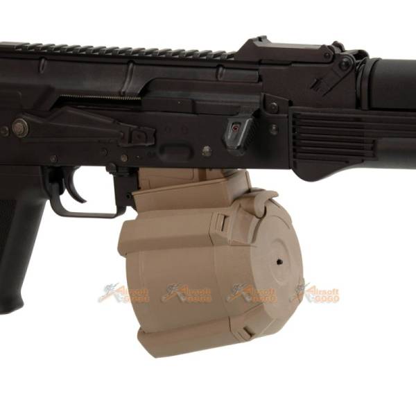 1000 Rounds Electric Drum Magazine for AK Airsoft AEG (DE) - Image 3
