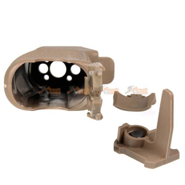 Battleaxe Narrow Angle Grip Type 1 with Motor Base for Marui M4 Airsoft AEG (DE) - Image 3