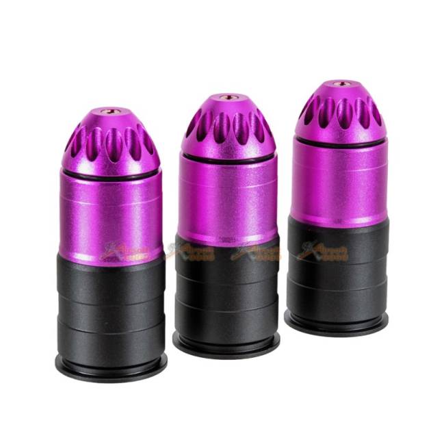 Battleaxe 96 Rounds 40mm Gas Grenade  for 40mm grenade launcher (Pink & Black)