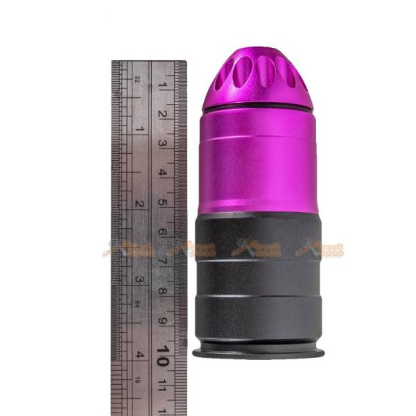 Battleaxe 96 Rounds 40mm Gas Grenade  for 40mm grenade launcher (Pink & Black) - Image 2