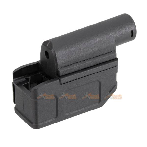 Battleaxe M4 Magazine Adapter for CYMA / Marui /  Golden Eagle M870 Shotgun (Black) - Image 3