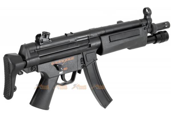 Classic Army MP5A5 AEG SMG with Forend Weaponlight (Black) - Image 4