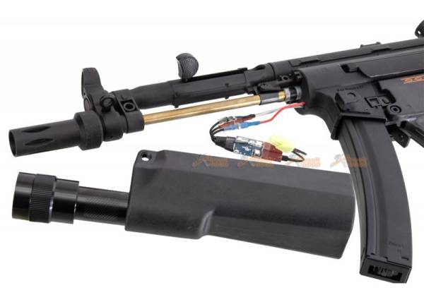 Classic Army MP5A5 AEG SMG with Forend Weaponlight (Black) - Image 8