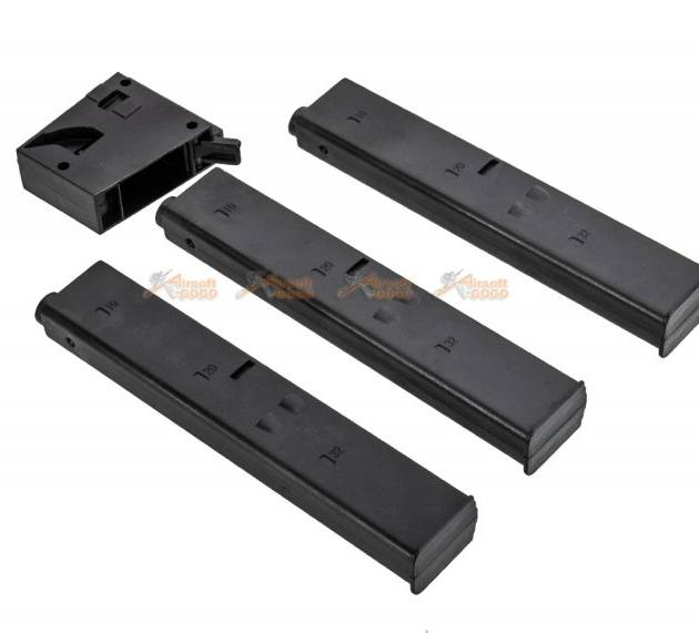 Classic Army 100rds Magazine (2pcs) + 100rds Magazine with loader For Classic Army M4/M16, Tokyo Marui M4/M16 AEG