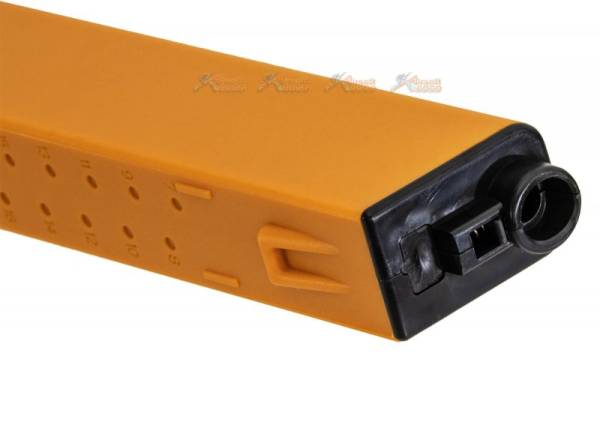 Classic Army 120rds Mid-Cap Magazine for Classic Army Nemesis X9 & G&G ARP9 Series Airsoft AEG - Orange - Image 3