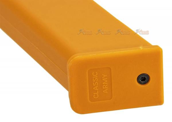 Classic Army 120rds Mid-Cap Magazine for Classic Army Nemesis X9 & G&G ARP9 Series Airsoft AEG - Orange - Image 4