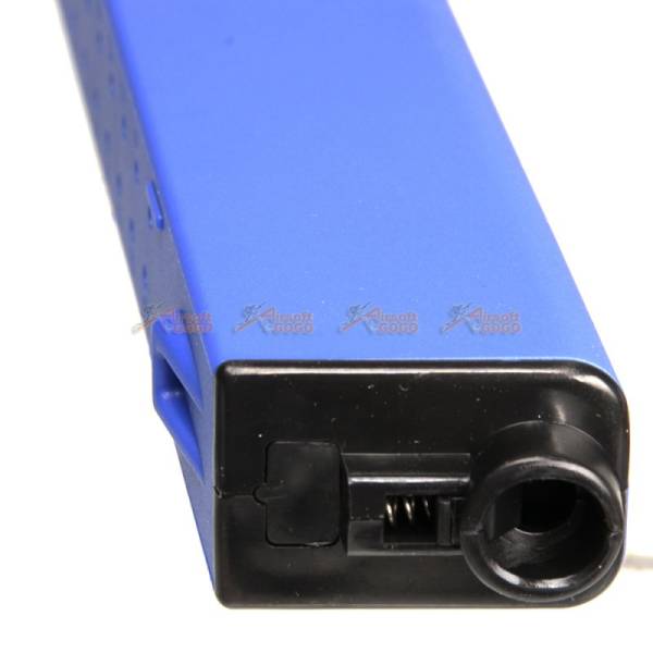 120rds Mid-Cap Magazine for Classic Army Nemesis X9 & G&G ARP9 Series Airsoft AEG (Blue) - Image 5