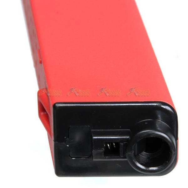 120rds Mid-Cap Magazine for Classic Army Nemesis X9 & G&G ARP9 Series Airsoft AEG (Red) - Image 2