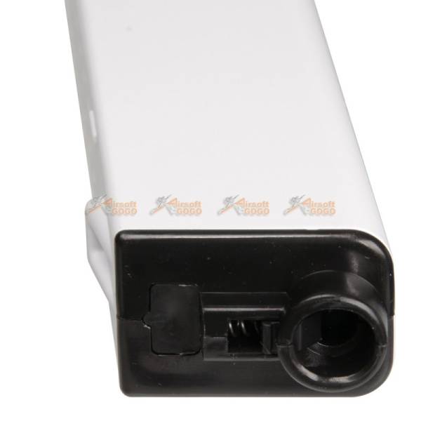 120rds Mid-Cap Magazine for Classic Army Nemesis X9 & G&G ARP9 Series Airsoft AEG (White) - Image 3